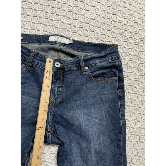 Torrid Boyfriend Jeans Women‎ Sz 14  Blue Stretch Denim Fits At Fit W34 L28 - Picture 8 of 11